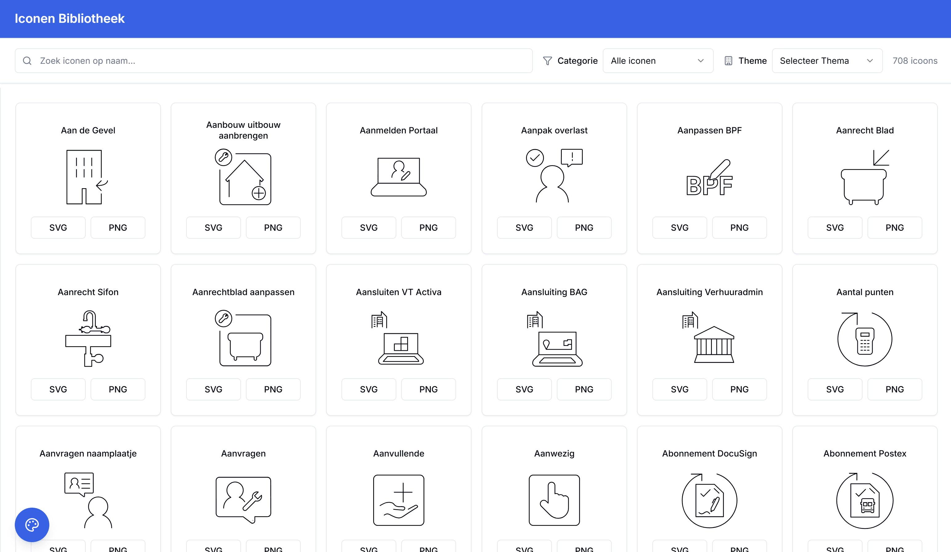 Custom Icon Library